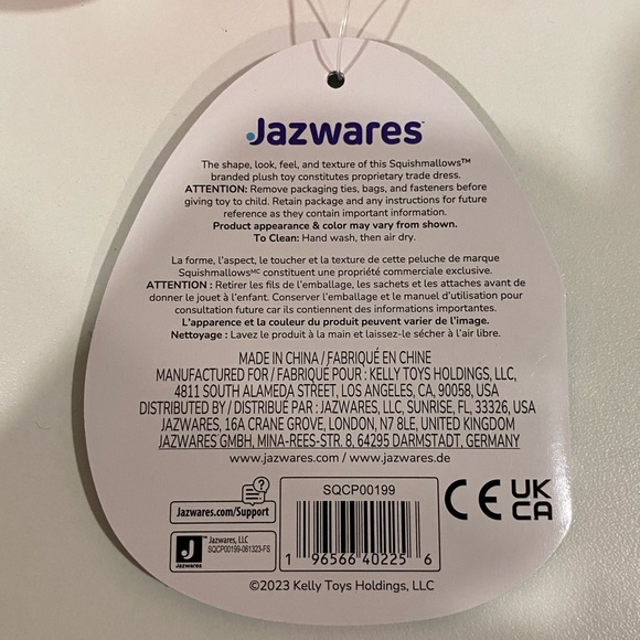 Squishmallow Sakina the mushroom clip 3.5” NWT - Picture 4 of 4